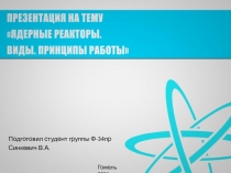 Ядерные реакторы