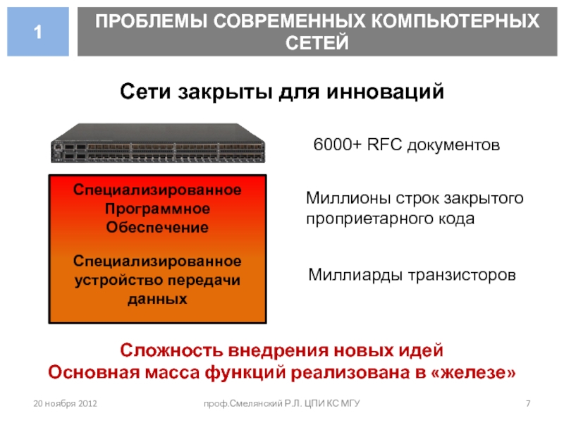 Основные проблемы и перспективы развития компьютерных сетей