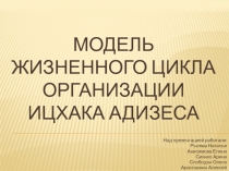 Модель жизненного цикла организации Ицхака Адизеса