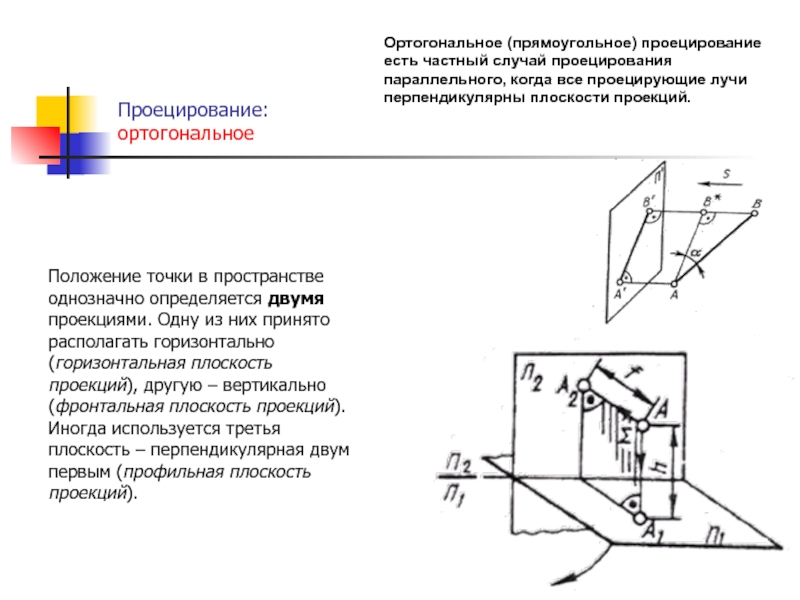 Положение точки на чертеже однозначно определяется как минимум сколькими проекциями