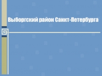 Выборгский район Санкт-Петербурга