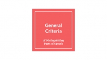 General Criteria - PoS 