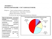 ПРОЕКТИРОВАНИЕ СОСТАВОВ БЕТОНОВ.
