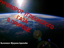 Круговорот углекислого газа в природе