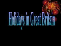 Holidays in Great Britain