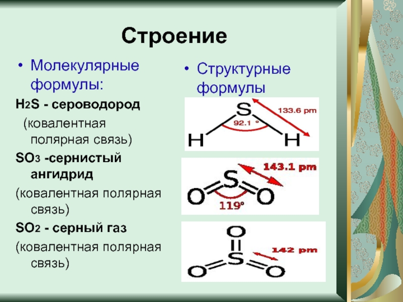 So2 вид химической связи и схема образования