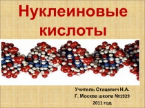 Нуклеиновые кислоты