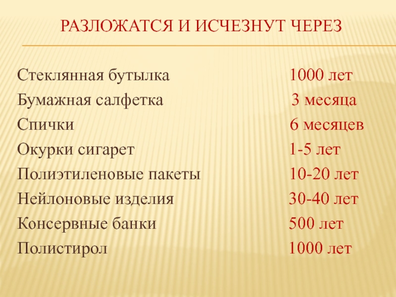 Сколько лет разлагается стекло. Бутылка разлагается 500 лет. Сколько разлагаются волосы.