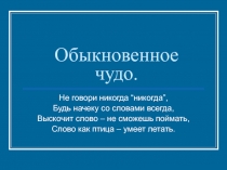 Обыкновенное чудо