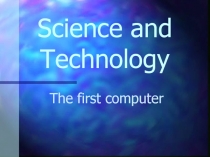 Science and Technology