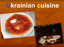 Ukrainian cuisine