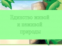 Единство живой и неживой природы