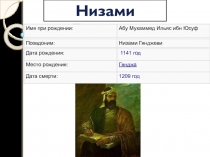 Низами Гянджеви