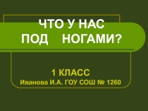 Что у нас под ногами?
