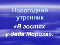 В гостях у деда Мороза