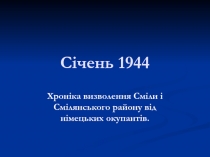 70-летию освобождения Смелы от немецко-фашистских захватчиков