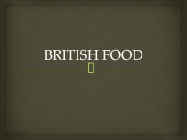 British Food