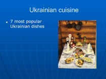 Ukrainian cuisine