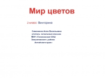 Мир цветов