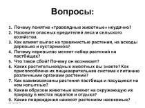 Роль животных в опылении и распространении растений