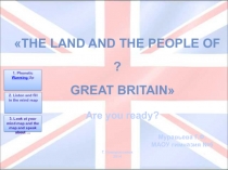 The land and the people of