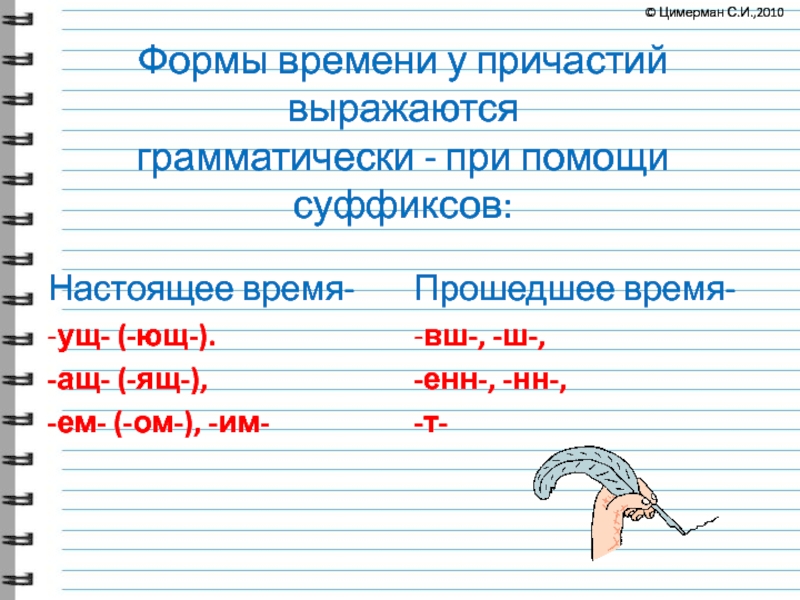 Ущ суффикс действительного причастия настоящего времени. Суффиксы прошедшего времени. Суффиксы ущ Ющ ащ ящ в причастиях. Ющ суффикс причастия. Правописание суффиксов ущ Ющ ащ ящ в причастиях.