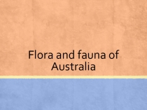 Flora and fauna of Australia