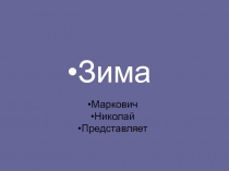 Зима