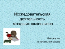 Исследовательская деятельность младших школьников