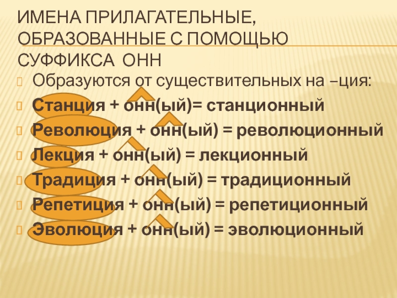 Слова с суффиксом онн прилагательные. Прилагательные образованные от существительных. Образование прилагательных от существительных с помощью суффиксов. Имена прилагательные образованные от существительных. Прилагательные образованные с помощью суффиксов.