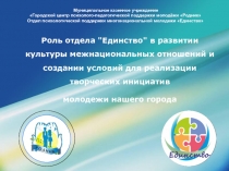 Муниципальное казенное учреждение
Городской центр психолого-педагогической