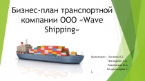 Бизнес-план транспортной компании OOO  Wave Shipping