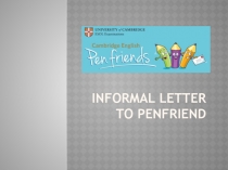 INFORMAL LETTER to PENFRIEND