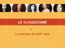 LE CLASSICISME