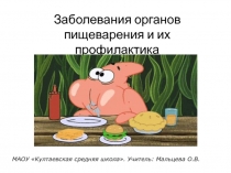 Заболевания органов пищеварения и их профилактика