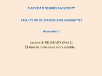 SULEYMAN DEMIREL UNIVERSITY