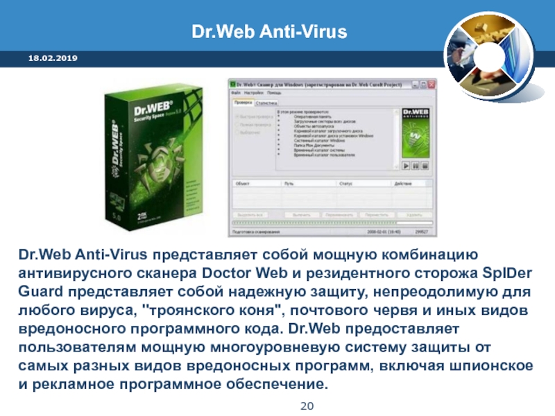 Dr web презентация