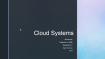 Cloud Systems