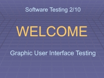 Software Testing 2/10
