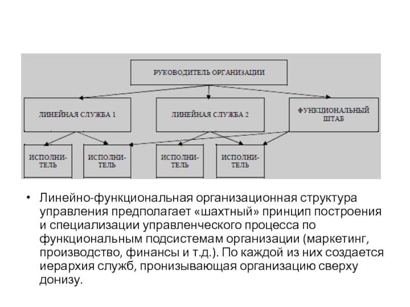 Функциональная схема маркетинга предполагает