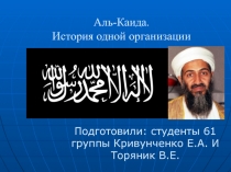 Аль-Каида. История одной организации
