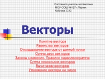 Векторы