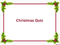 Christmas Quiz