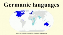 Germanic languages