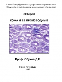 Санкт-Петербургский государственный университет
Факультет стоматологии и