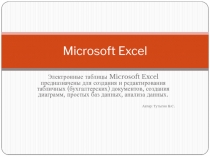 Microsoft Excel