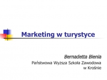 Marketing w turystyce