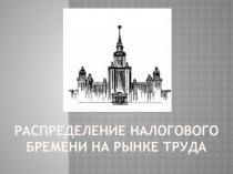 Распределение налогового бремени на рынке труда