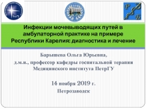 Инфекции мочевыводящих путей в амбулаторной прaктике на примере Республики