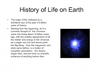 History of Life on Earth